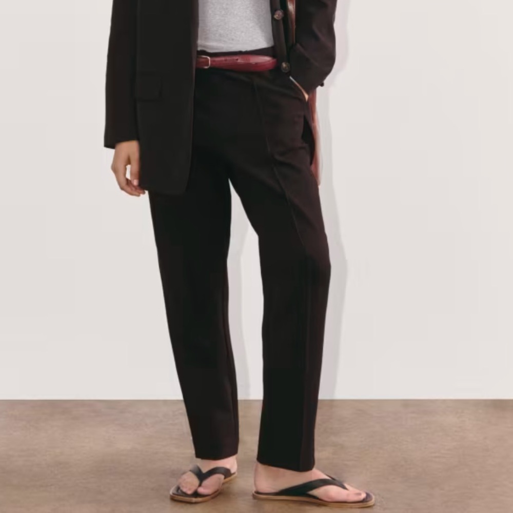 EVERLANE Dream Pant Black Business Casual Comfort Sweatpant Pull-on Small (7023)